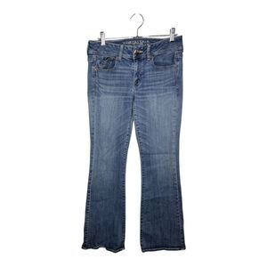 American Eagle Kick Boot Jeans Medium Wash Stretch Size 8 Regular